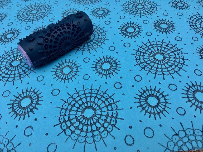 Patterned paint roller,SUN, No.29,, patterned paint, patterned roller,decorating roller,patterned paint roller designs - Roller Rock