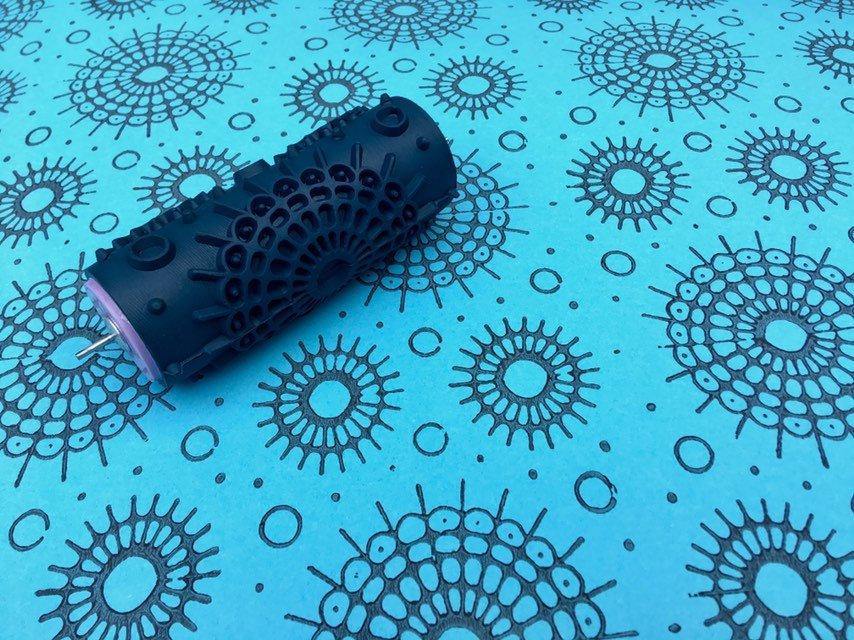 Patterned paint roller,SUN, No.29,, patterned paint, patterned roller,decorating roller,patterned paint roller designs - Roller Rock