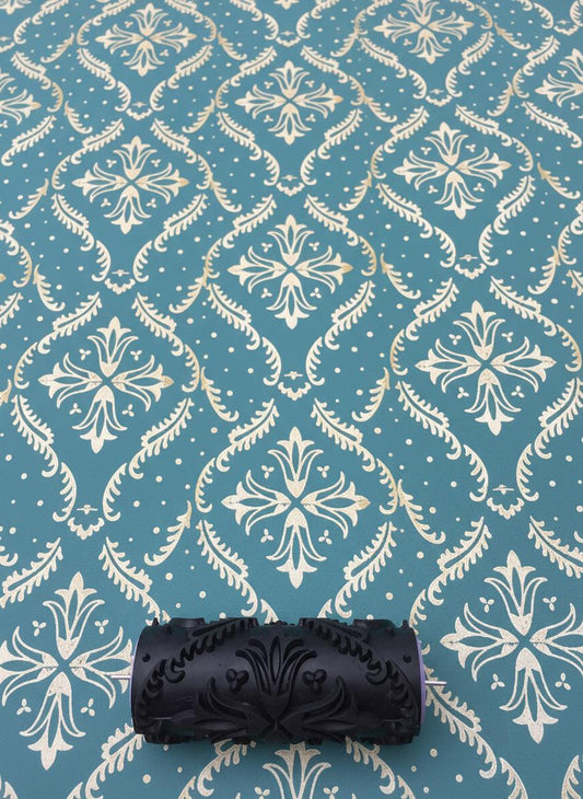 Pattern paint rollerNo51,ARIA,Pattern, Paint roller, Wall roller, Wall decor, 15cm,,patterned paint roller designs