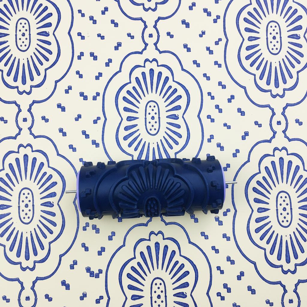 Pattern paint rollerNo59,FRANCES, Wall decor roller, Roller,  15cm,patterned paint roller designs,
