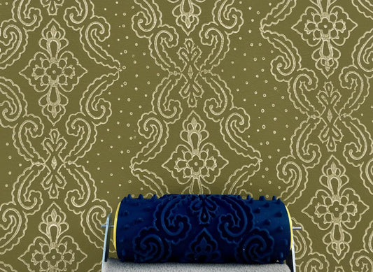 Pattern paint rollerNo3,SNOWFLAKE,