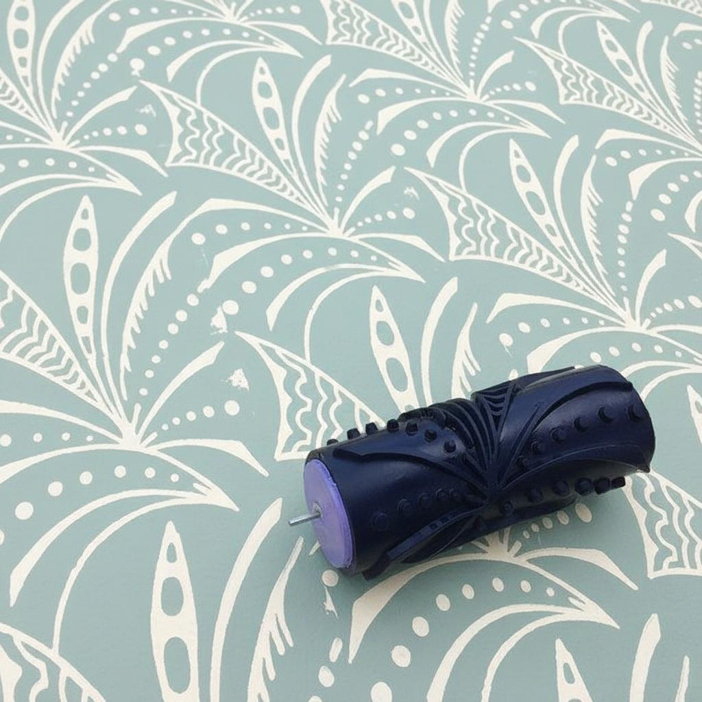 Pattern paint rollerNo113,VRISEA, Wall decor,Roller, 15cm, patterned paint roller designs