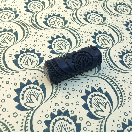 Rubber pattern paint roller-127