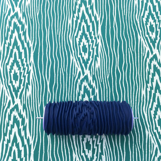 Pattern paint rollerNo52,TREE BARK, Wall decor, pattern roller, paint roller, 15cm,patterned paint roller designs