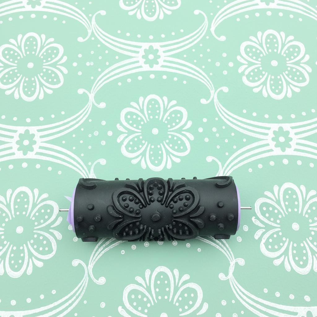 Pattern paint rollerNo63,LOTTIE-, Pattern, Paint roller, Wall decor roller, Roller, 15cm,patterned paint roller designs