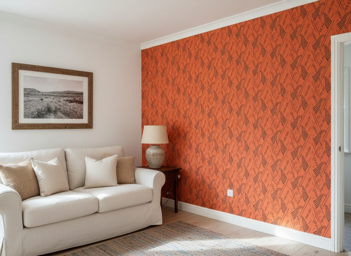 Wing design patterned roller, No7