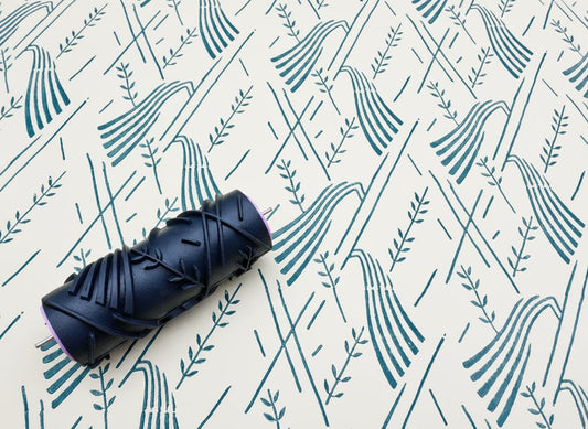 Wing design patterned roller, No7