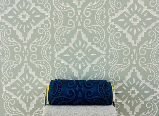 Rubber Pattern paint roller Fresh Air- 34