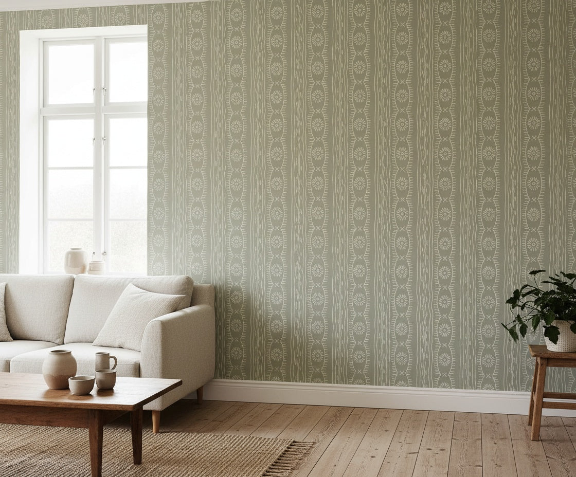 Pattern paint rollerNo5,FLOWER -, Wall decor, Rubber roller, 15cm,  patterned paint roller designs