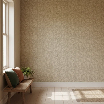 Pattern paint roller wood design