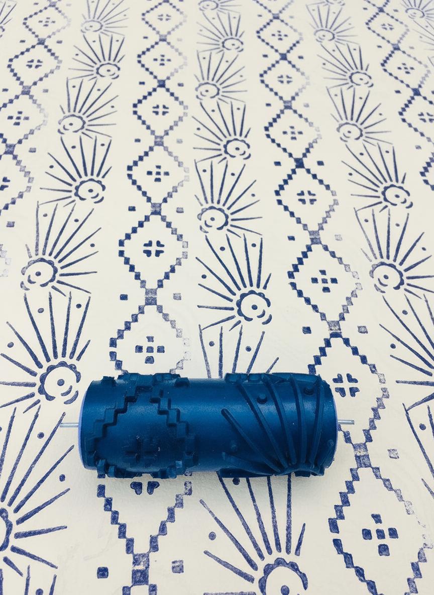 Pattern paint rollerNo108,SUNNY-, decorative roller, Wall decor, Roller, 15cm ,patterned paint roller designs