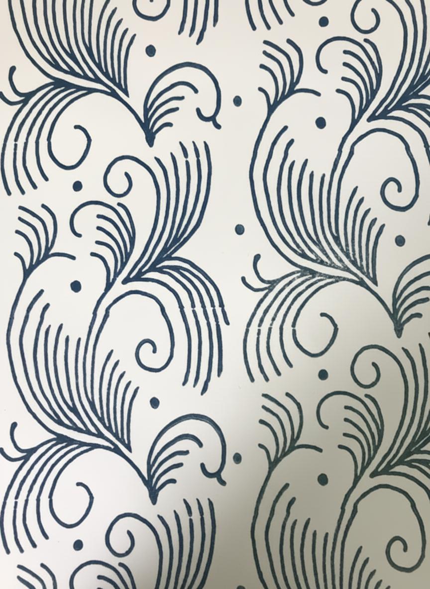 Rubber pattern paint roller-129