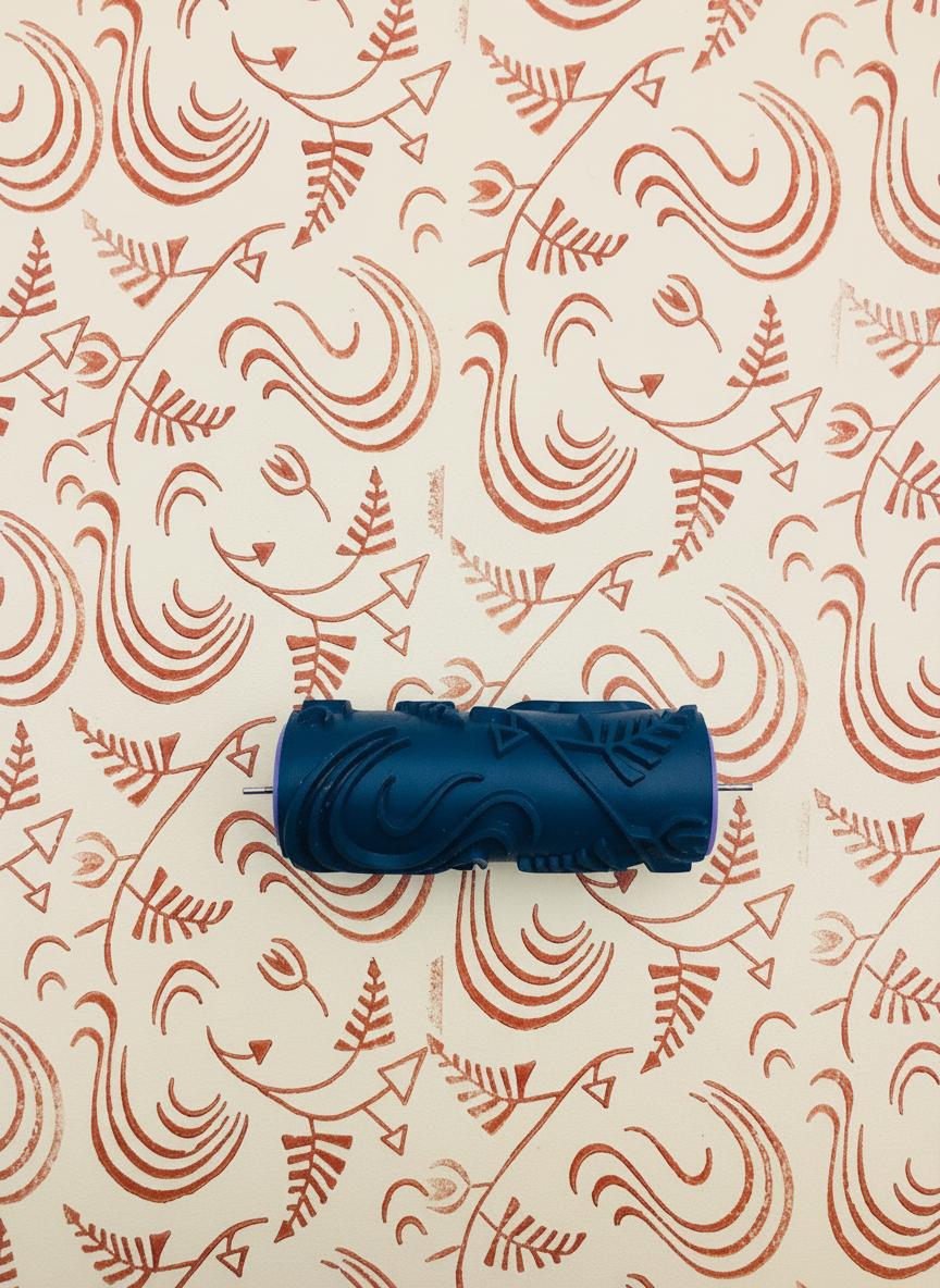 Pattern paint rollerNo105,ARROW-, Pattern, Paint roller, wall decor roller, decor roller, 15cm,patterned paint roller designs