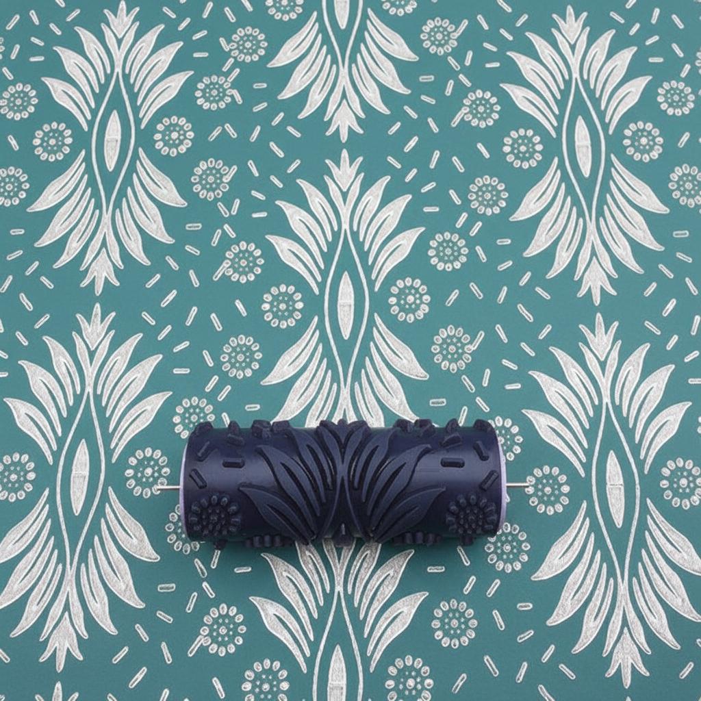 Pattern paint rollerNo122,TARA, Pattern, paint roller, wall decor roller, patterned roller 15cm, patterned paint roller designs