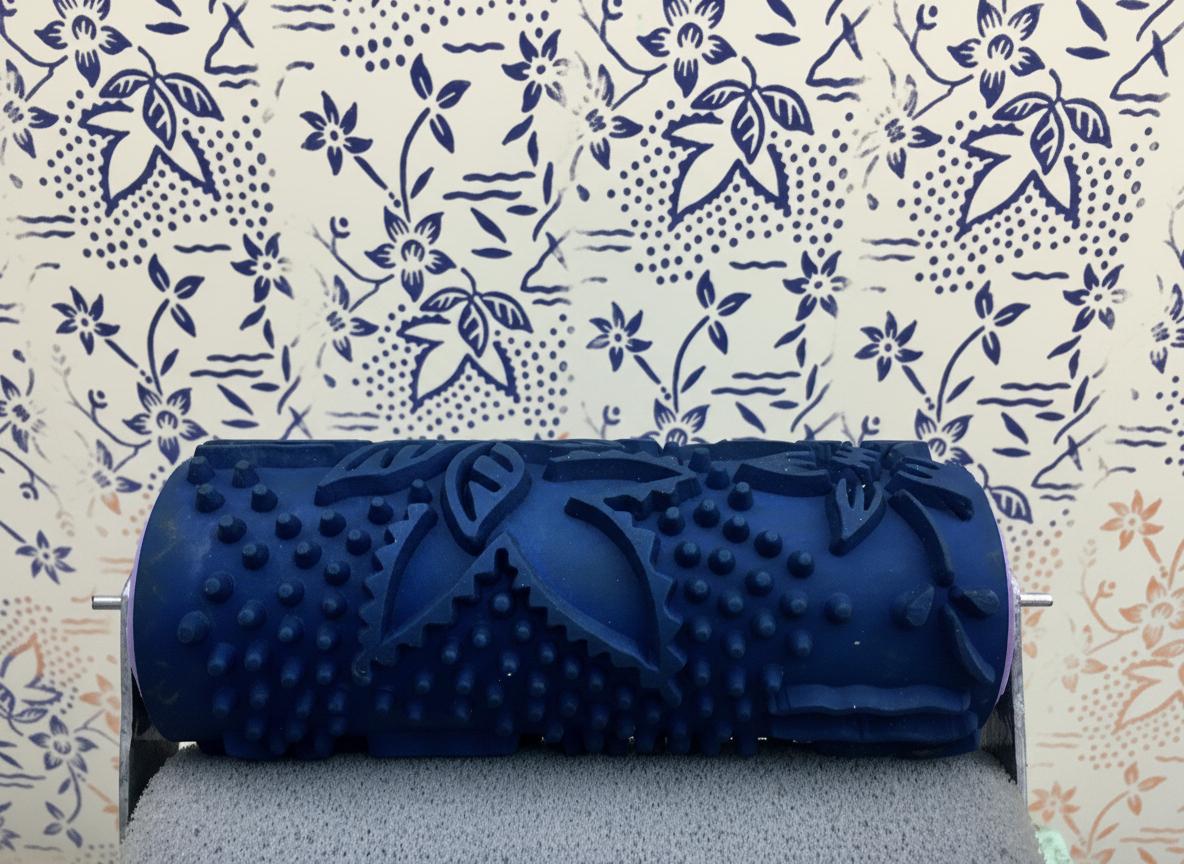 Pattern paint rollerNo41,PICASSO, Pattern, Wall decor roller 15cm, patterned paint roller designs