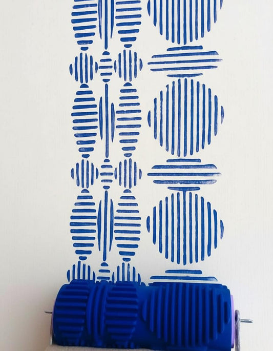 CIRCULAR LINES Rubber decor roller-36