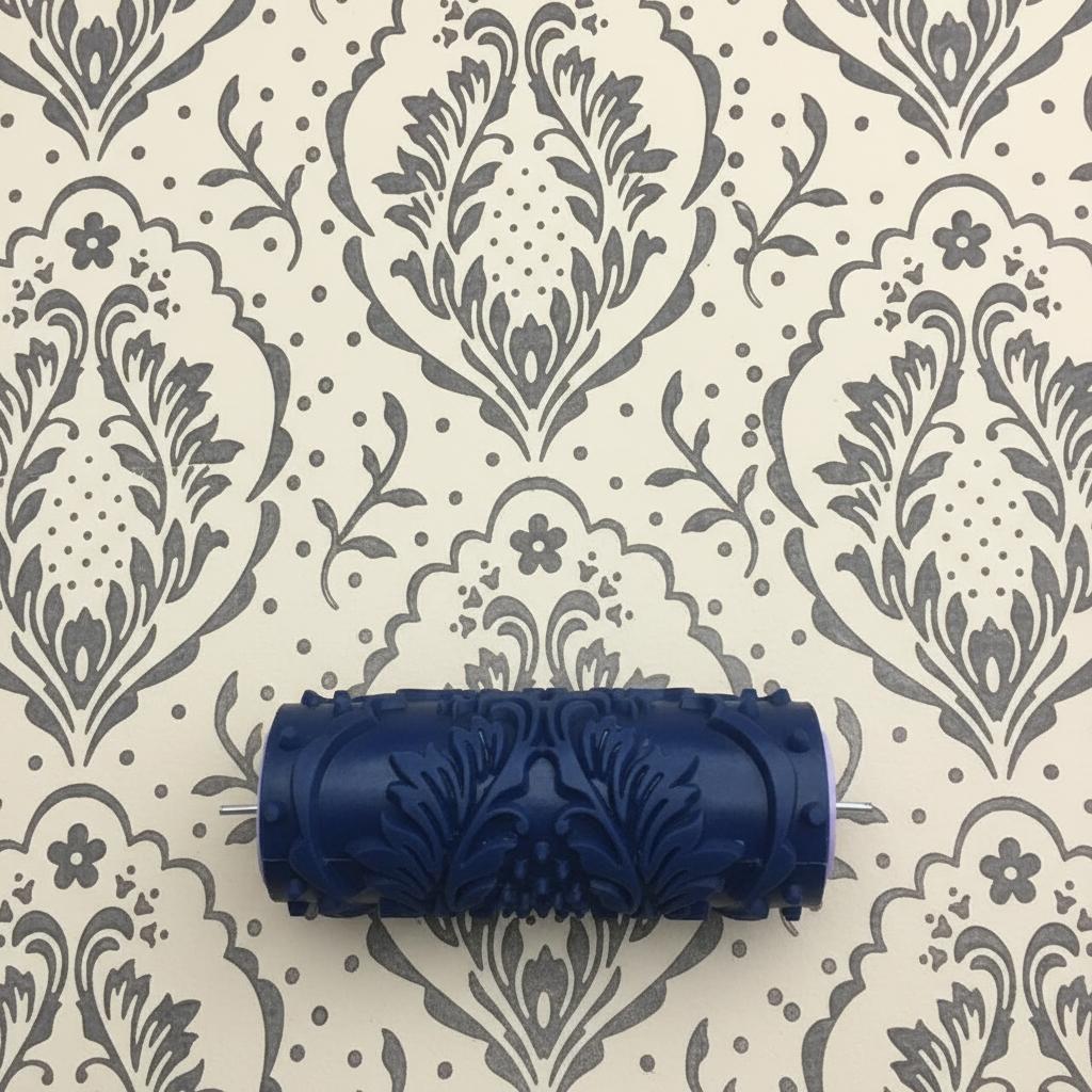 Pattern paint rollerNo119,MIA- Pattern, wall painting, paint roller, 15cm,patterned paint roller designs