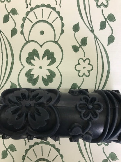 Rubber pattern paint roller-135