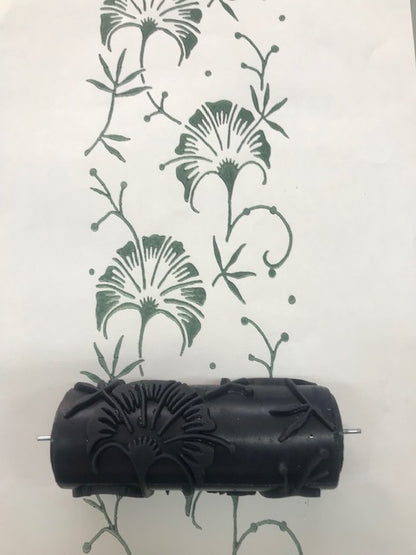 Rubber pattern paint roller-136