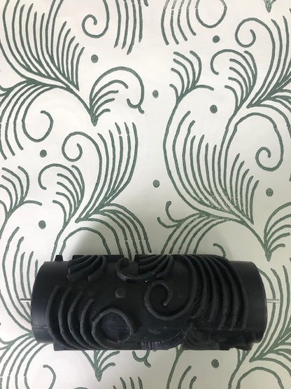 Rubber pattern paint roller-129