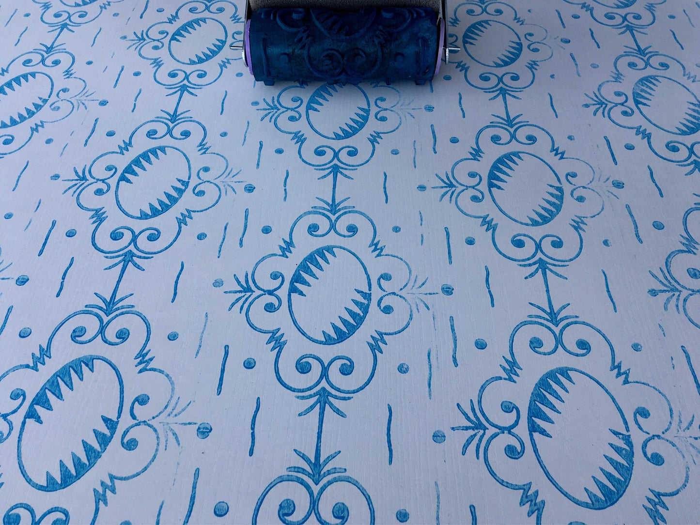 Pattern paint rollerNo25,MIRROR, Wall decor, Roller, 15cm,patterned paint roller designs