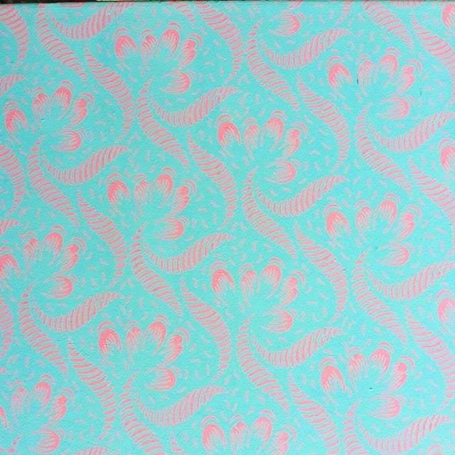 Paint RollerNo80,DANCING FLOWERS-, wall decor , 15cm ,patterned paint roller designs