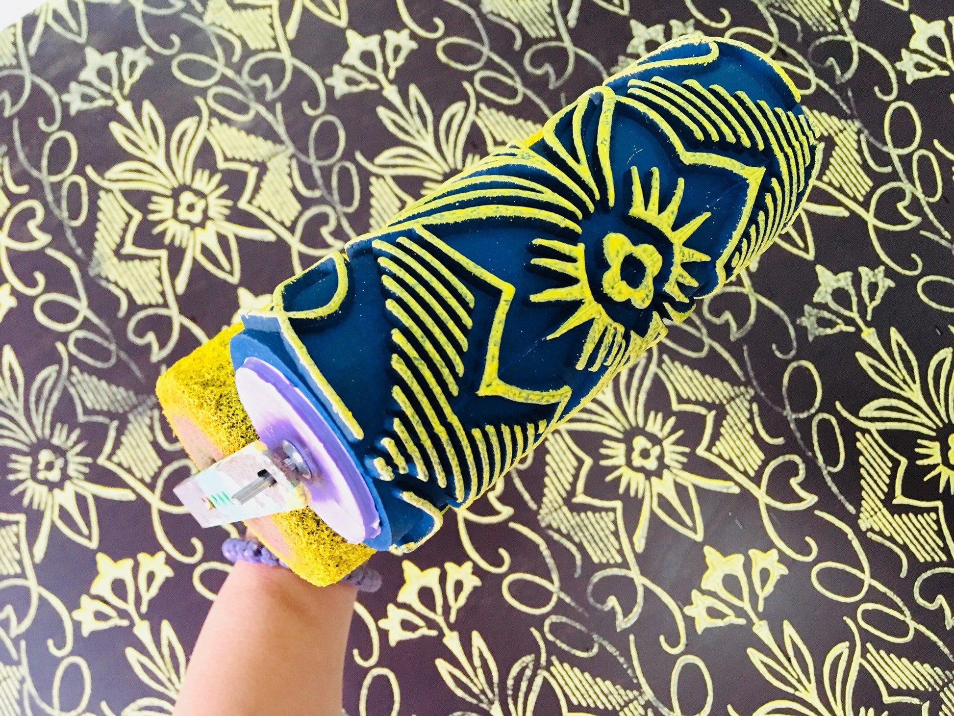 Pattern paint rollerNo 60,ORLA,Pattern, Wall decor roller, Paint roller, Roller, 15cm,patterned paint roller designs