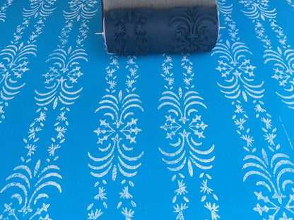 Pattern paint rollerNo90,LAURA, Wall decor roller, Pattern, Roller, Paint roller, 15cm,patterned paint roller designs