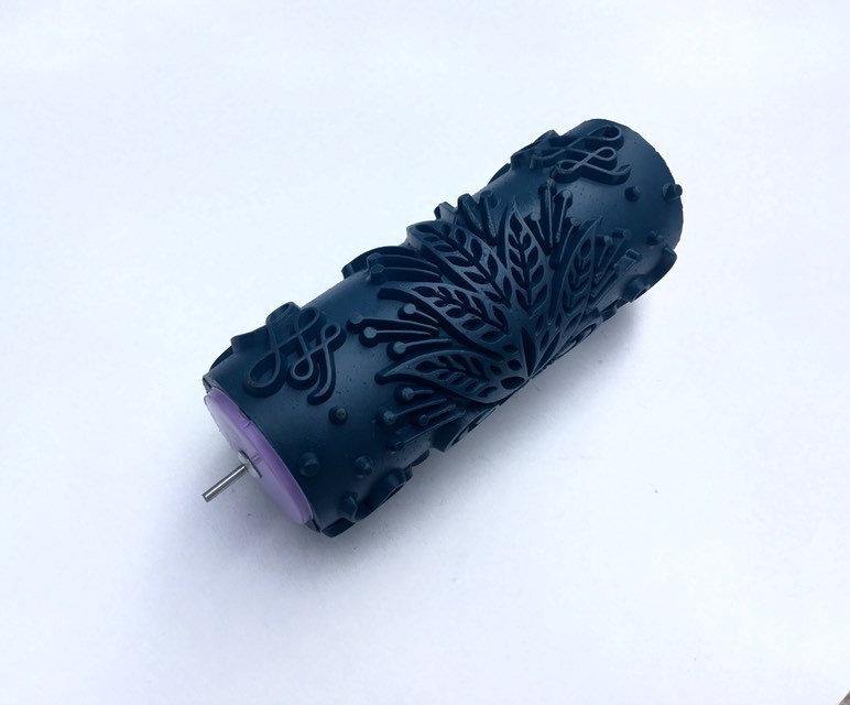 Paint rollerNo11,SUNLIGHT, Wall decor, Rubber roller 15cm, patterned paint roller designs - Roller Rock