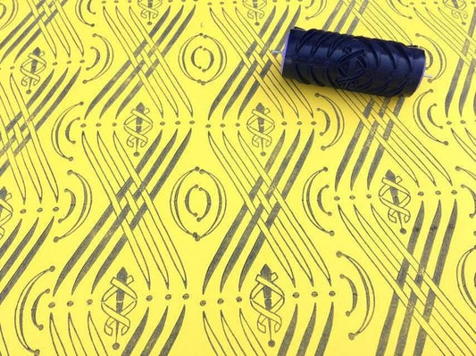 Pattern paint rollerNo117, PAULO,Paint roller, Wall decor roller, Roller, 15 cm,patterned paint roller designs