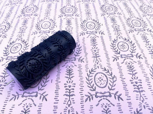 Pattern paint rollerNo115,JULIA, Wall decor roller, Paint roller, Pattern 15cm, patterned paint roller designs