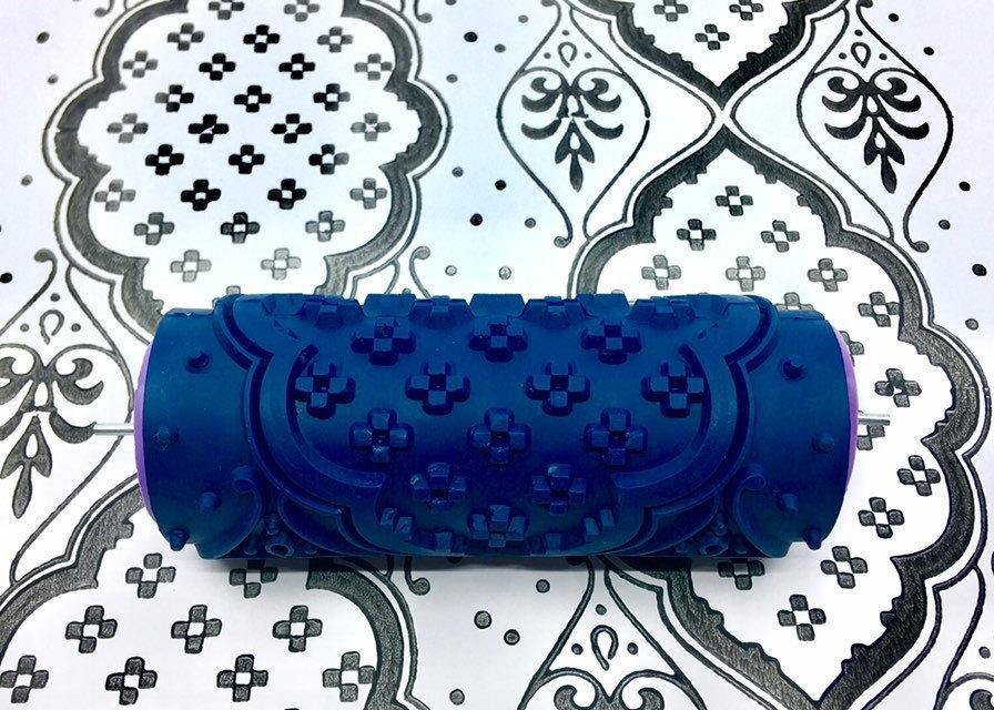 Pattern paint rollerNo20,SESAM, Pattern, Decorative roller, Wall decor, Paint roller, 15cm,patterned paint roller designs