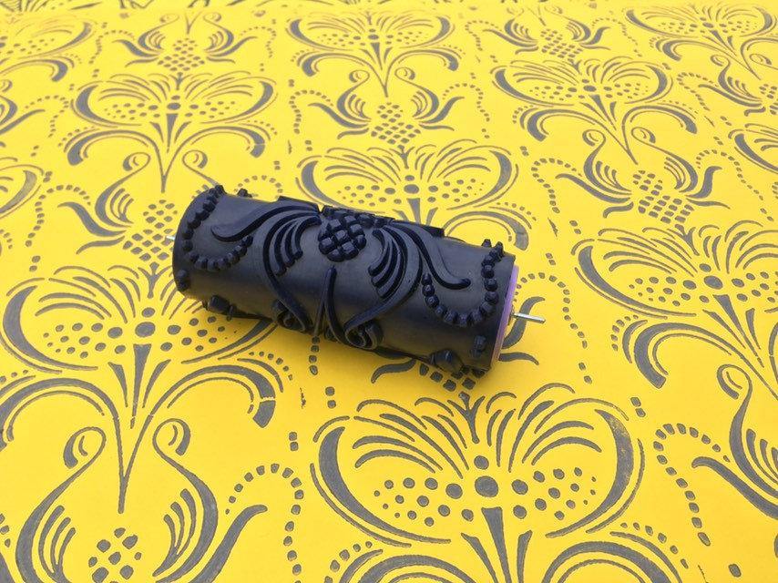 Pattern paint rollerNo114, KING,Pattern, Pattern roller, Wall decor, Roller, 15cm, patterned paint roller designs