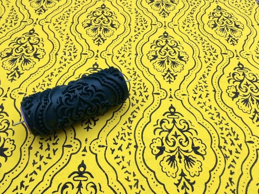 Pattern paint rollerNo112,SIMONA,Pattern, Wall decor roller, Roller, 15cm,patterned paint roller designs