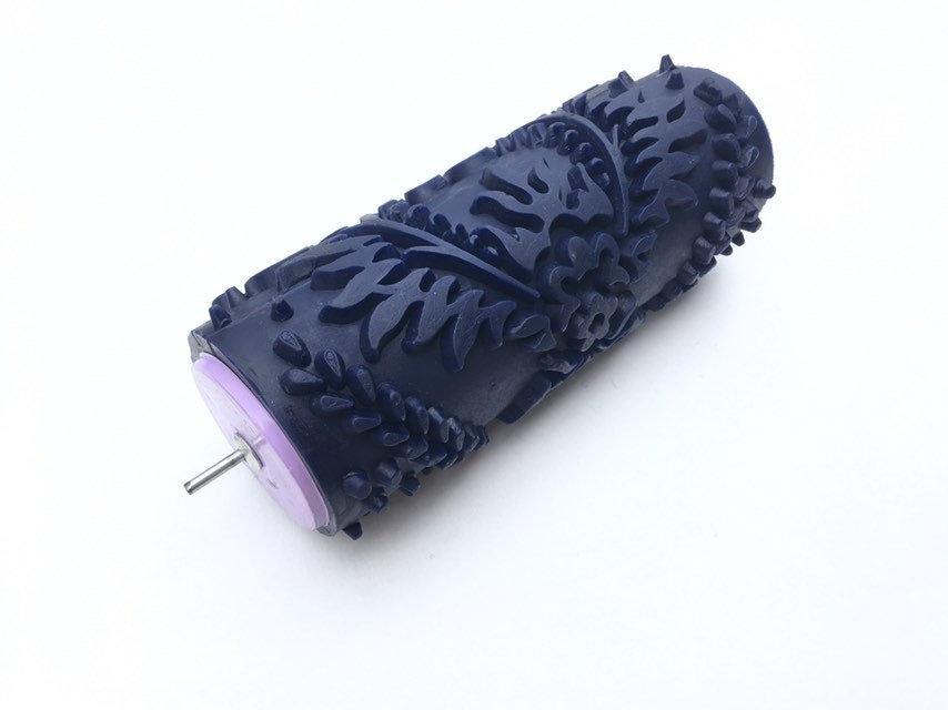 Pattern paint rollerNo38,HEART, Wall decor, Rubber roller, 15cm ,patterned paint roller designs - Roller Rock