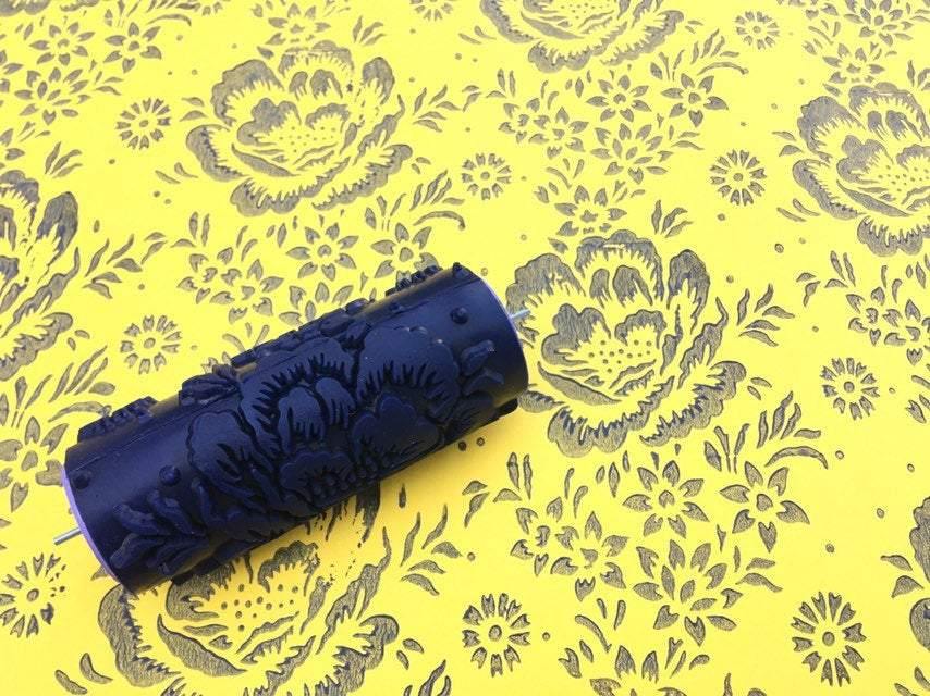 Pattern paint rollerNo116,GRAZIA-, Wall decor roller, Pattern, Paint roller, 15 cm ,patterned paint roller designs