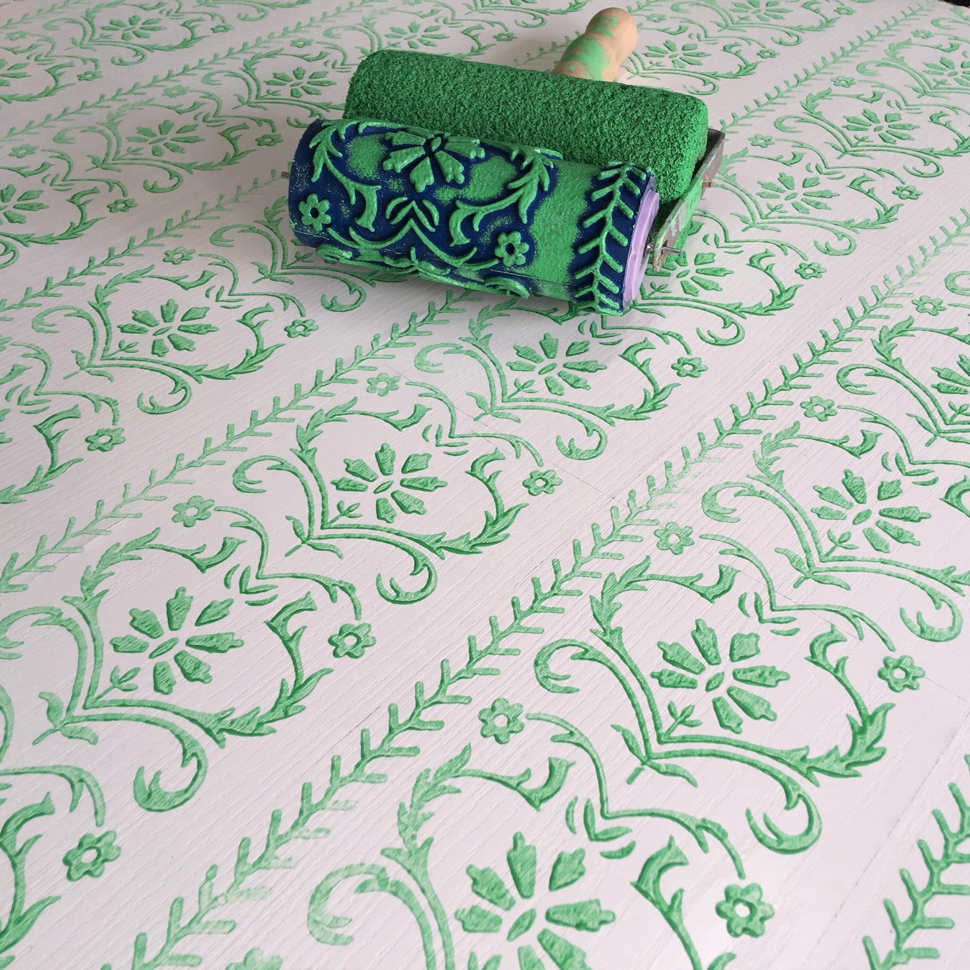 Pattern paint rollerNo49,ALLEGRA-, Rubber roller, Pattern, Paint roller, Wall decor, Wall paint, 15cm,patterned paint roller designs