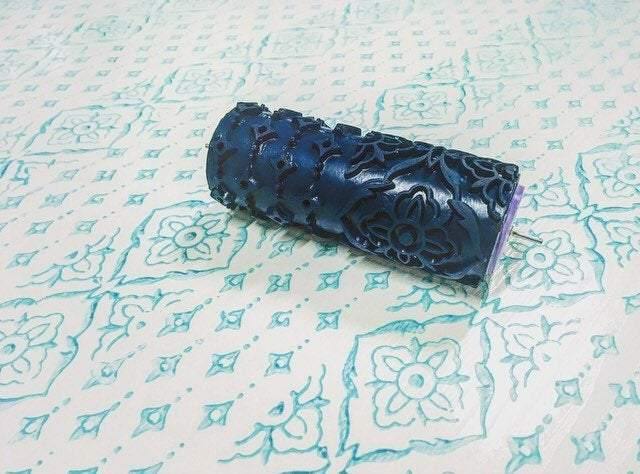 Pattern paint rollerNo103,MARIA- Pattern, Wall decor roller, Roller, 15cm, patterned paint roller designs