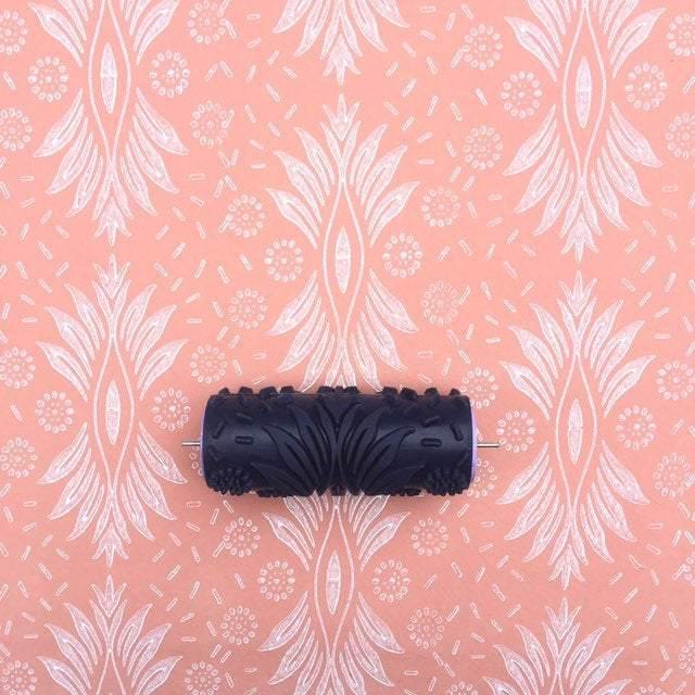 Pattern paint rollerNo122,TARA, Pattern, paint roller, wall decor roller, patterned roller 15cm, patterned paint roller designs - Roller Rock