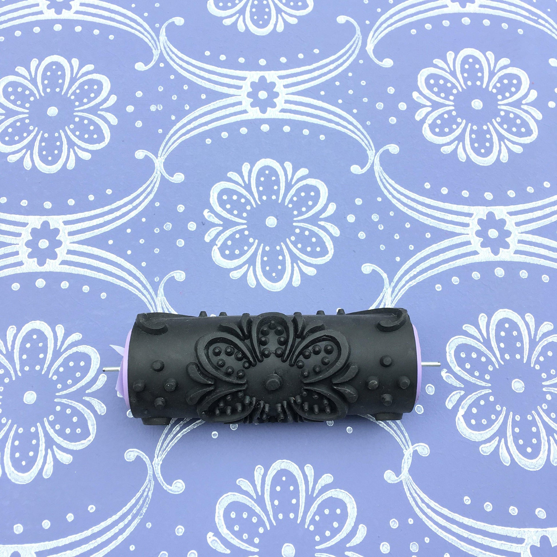 Pattern paint rollerNo63,LOTTIE-, Pattern, Paint roller, Wall decor roller, Roller, 15cm,patterned paint roller designs