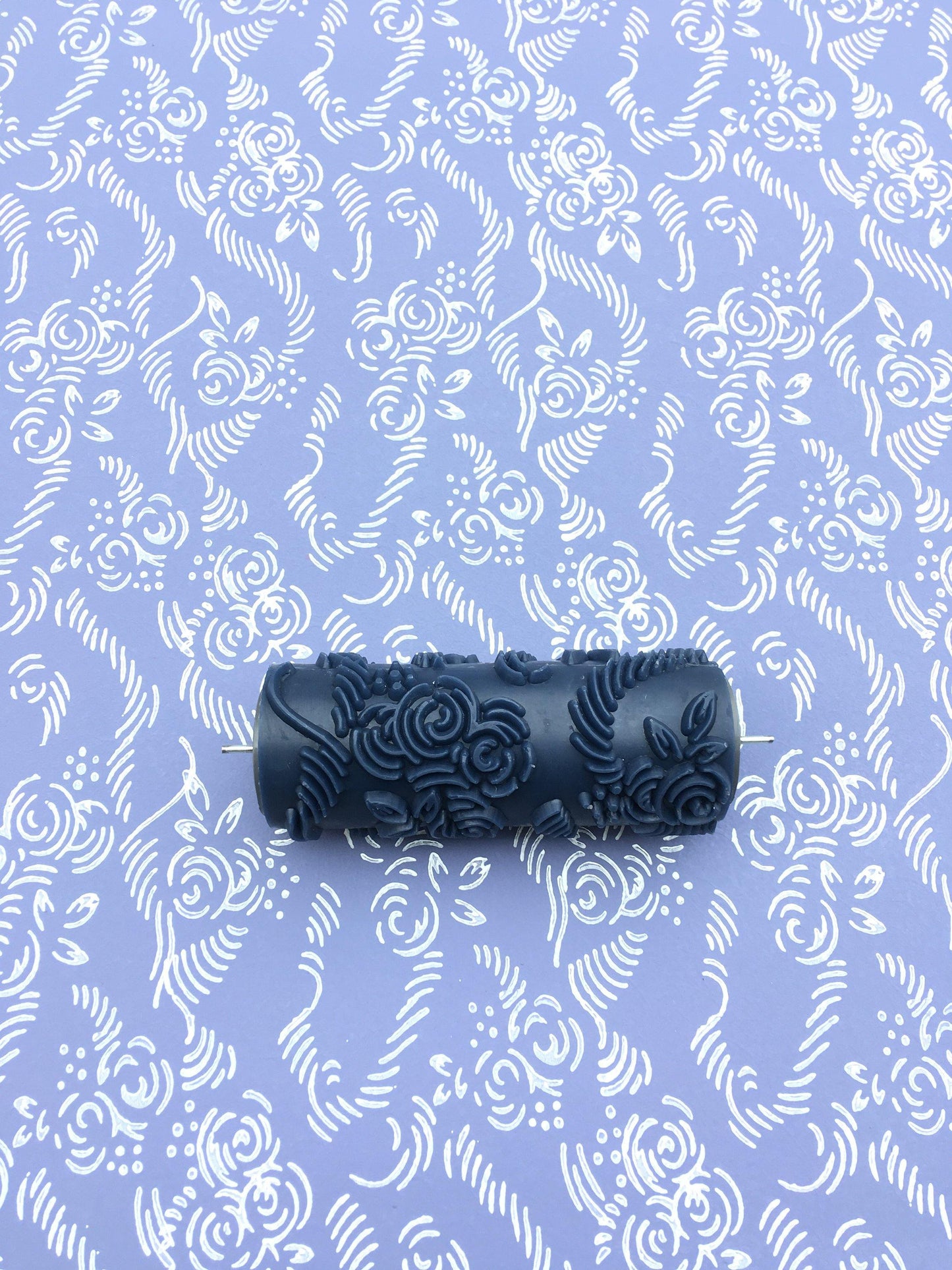 Pattern decor paint rollerNo17,ROSES, Wall decor, 15cm,patterned paint roller designs