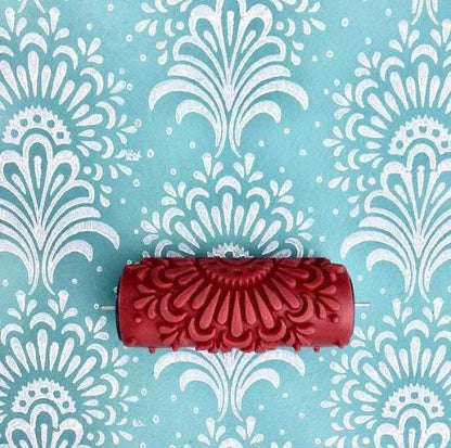 C8-Antigue design Patterned paint roller