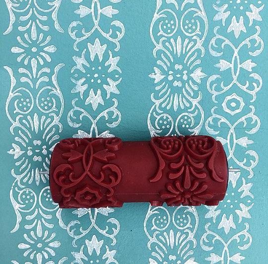 C6 -Patterned paint roller nature design